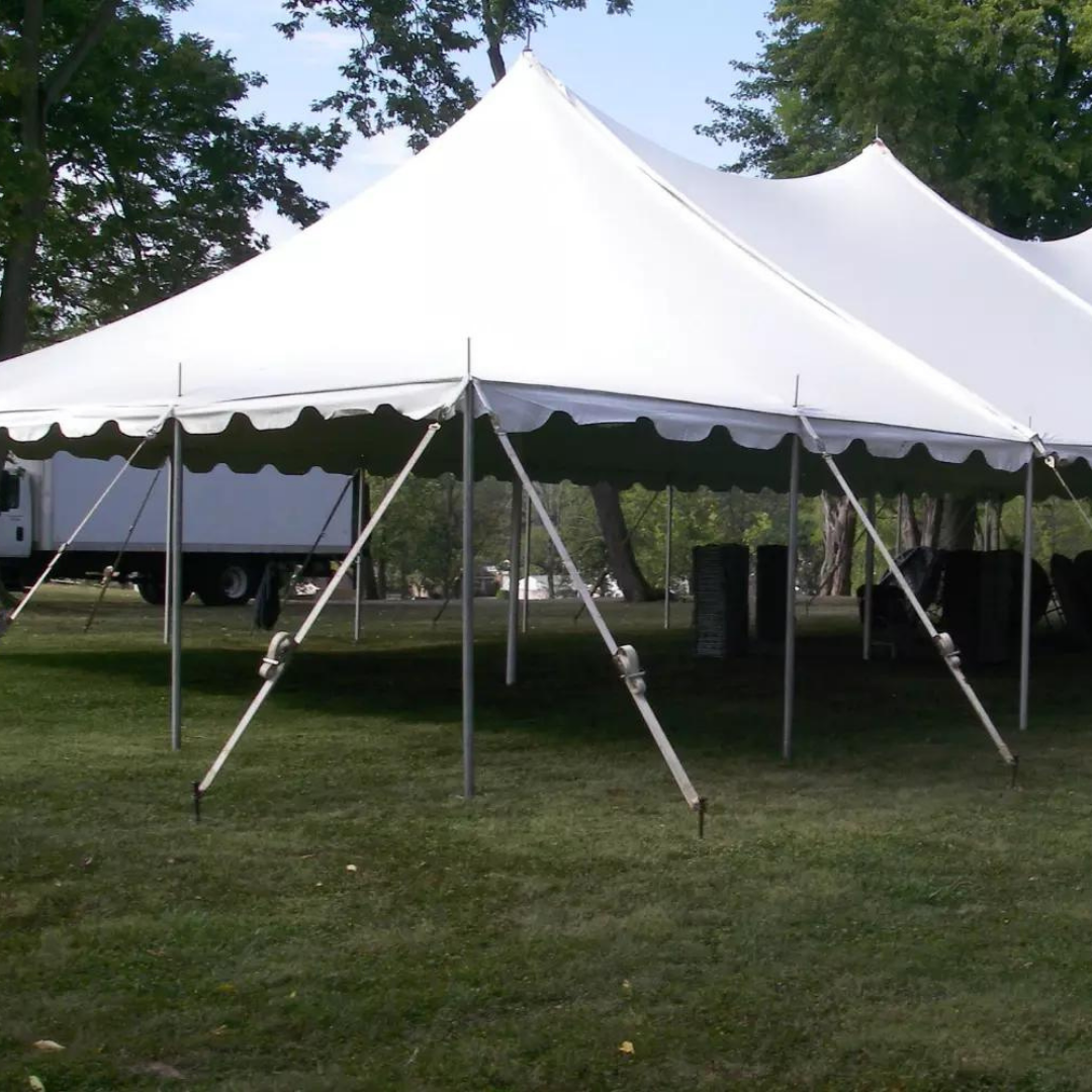Holding The Tent Down!
